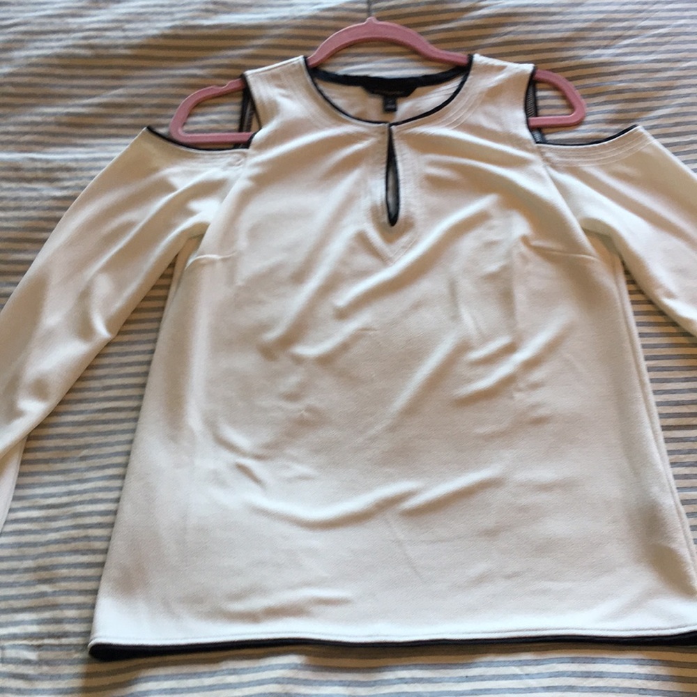Pretty key hole blouse from Banana Republic